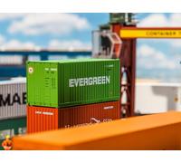 FALLER 180821 Échelle H0 Container 20' Dimensions 69,5 x 28 x 30mm Evergreen