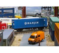 FALLER 180842 Échelle H0 Container 40' Dimensions 140 x 28 x 30mm Hanjin Neuf °