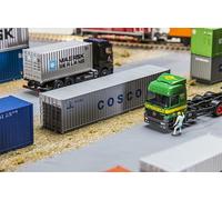 Faller 180845 Échelle H0 Conteneur 40' Mesures 140 X 28 X 30Mm COSCO NEUF OVP°