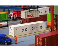 FALLER 180851 Échelle H0 Container 40' Dimensions 140 x 28 x 30mm Cosco Neuf