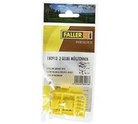 Faller 180913 Garbage Bins 2scenery And Accessories, Yellow