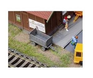 Faller 180990 Chariot porte-train H0, gris, 2 modèle fini Gris G