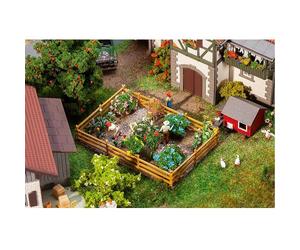 Faller 181276 Ziergarten mit Blumen und Büschen, Mehrfarbig