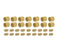 Faller 181286 Lot de 14 balles de Foin Rondes et 18 balles de Foin carrées Blanc