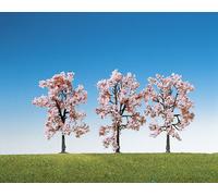 FALLER 181406 Trois Arbres En Fleurs Hauteur 8 cm HO N