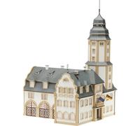 Kit de modélisme - Faller - Rathaus mit Feuerwache - Adulte - 250x260x340 mm - Multicolore - Plastique - Jauge H0