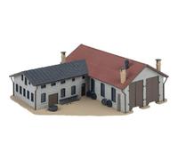 Remise pour 2 locomotives avec atelier - Faller 222106 - N 1/160