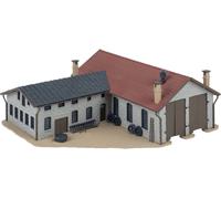 Faller 222106 N Hangar de locomotive à deux niveaux avec atelier