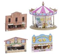 FALLER 231722 - Set Kirmes - Piste : N - Bâtiment pour Modélisme Ferroviaire - Echelle 1:160