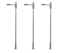 Faller 272122 Lot de 3 éclairages de Rue LED, Blanc Froid, Largeur de Voie N