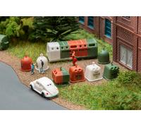 FALLER 272567 Échelle N Éléments Décoratifs : Ensemble De Pots pour Il Recyclage