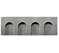 Faller 272600 - Mur en pierre de taille naturelle, avec arcades - N (1:160)
