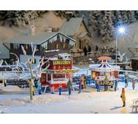 FALLER 2x stands de marché de Noël - HO 1/87 - FALLER 134001