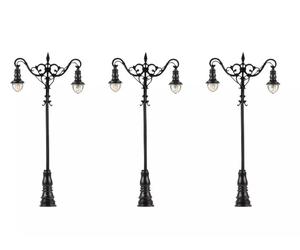 FALLER 3x réverbère, LED boule suspendue blanc chaud - HO 1/87 - FALLER 180114