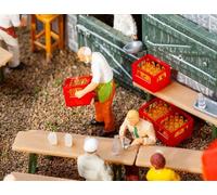 Faller - 4 Soft drink crates with juice bottles - FA180996