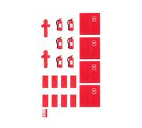 FALLER 6 extincteurs et 2 bouches d'incendie - HO 1/87 - Faller 180950