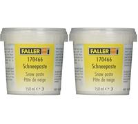 Faller 78 306 - Neige Pâte Modélisme Ferroviaire, 150 ML (Lot de 2)