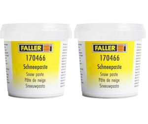 Faller 78 306 - Neige Pâte Modélisme Ferroviaire, 150 ML (Lot de 2)