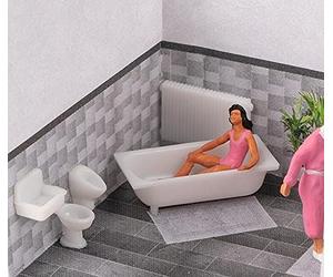 Faller - Bathroom tiles Set - FA180993