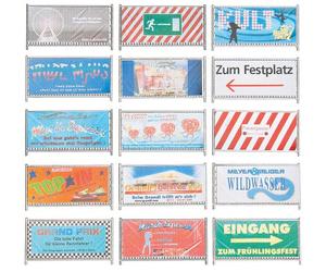 Faller - F140358 - Modélisme - Clôtures + Panneaux Barrage