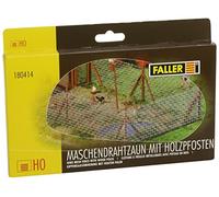 Faller Clôture treillis métallique F180414 – Modélisme HO avec poteau en bois