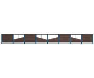 Faller - F180422 - Modélisme Ferroviaire - Mur et Parois Murale - Anti-Bruit Bois