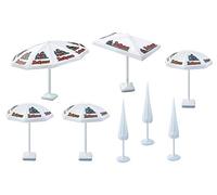 FALLER 180440 Échelle HO Huit Parasol (Pz. 5 Ouverts Et Pz. 3 Fermés)