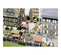 Faller - Accessoires de décor H0 - Marché hebdomadaire F180582 - Échelle 1:87 - Neuf