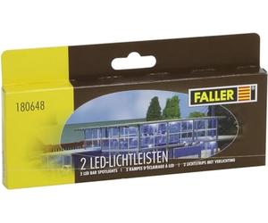 Faller - F180648 - Modélisme - Rampes Eclairage LED - 2 Pièces