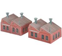 FALLER N 222203 2 Entrepôts Sheddach Chacun 92 X 68 X 50 Mm NEU OVP 1:160