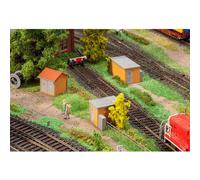 Faller FA120266 3 Trafostationen in Ziegelbauweise Modellbausatz, Zubehör, Mehrf