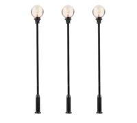 Faller FA180204 Lot de 3 Lanternes de stationnement à LED Blanc Chaud