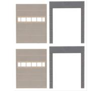 Faller FA180881 2 Wandelemente mit Toren, Goldbeck Modellbausatz, Zubehör, Mehrf