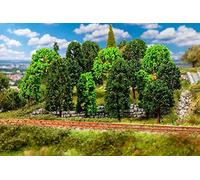 Faller FA181524 Lot de 15 Arbres à Feuilles Assortis
