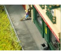 FALLER Feuille de décor en relief asphalte grain moyen 300 x 120 mm - HO 1/87 -