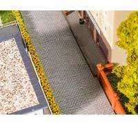 FALLER Feuille de décor en relief pavés gris clair 300 x 120 mm - N 1/160 - FALL