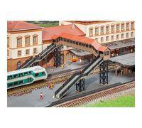 Faller H0 120109 - Pont Pour Piétons Avec Toit Kit Neuf