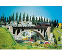 Faller Pont en arc de pierre 120533 – 1 voie – HO 1/87