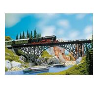 Pont porteur type métallique-HO 1/87-FALLER 120541