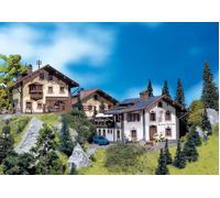 Faller H0 130282 - Pension Edelweiß Inclus. Tables, Bancs Et Parasols NEU