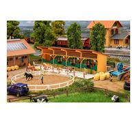 Faller H0 130597 - Écurie Avec 4 Chevaux Kit Neuf