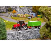 Faller H0 161588 - MF Tracteur Avec Remorque (WIKING) Neuf