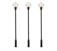 FALLER H0 180113 - Led-Parklaterne, Kugel-Aufsatzleuchte, Blanc Chaud 3 Pièce,