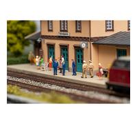 Ensemble de Figurines avec Effet sonore - Personnel de Train et Sifflement de Mouton