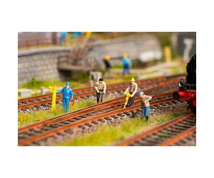 FALLER H0 180238 - Lot de Figurines Mini-Sound-Effekt Travailleur Construction,