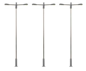 Faller H0 Luminaire tête de mât Double modèle Fini 180103 3 pc(s)