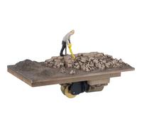 Faller H0 Ouvrier de construction avec compresseur peint, debout