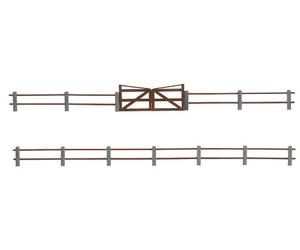 Faller - Kit de construction - Modélisme - Clôture Enclos II - 828 mm - Pour les adolescents - Comprend des pièces en plastique et des instructions