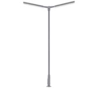 Faller LED Straight Dbl Arm Street Light Cool White 95mm FA180222 HO Gauge