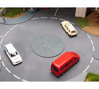 FALLER Mini rond-pont et terre-plein central - HO 1/87 - FALLER 180277